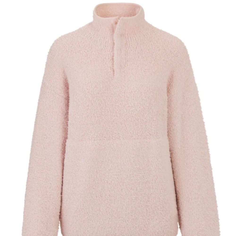 SKIMS COZY KNIT PULLOVER, SIZE: XS, COLOR: DUSK
